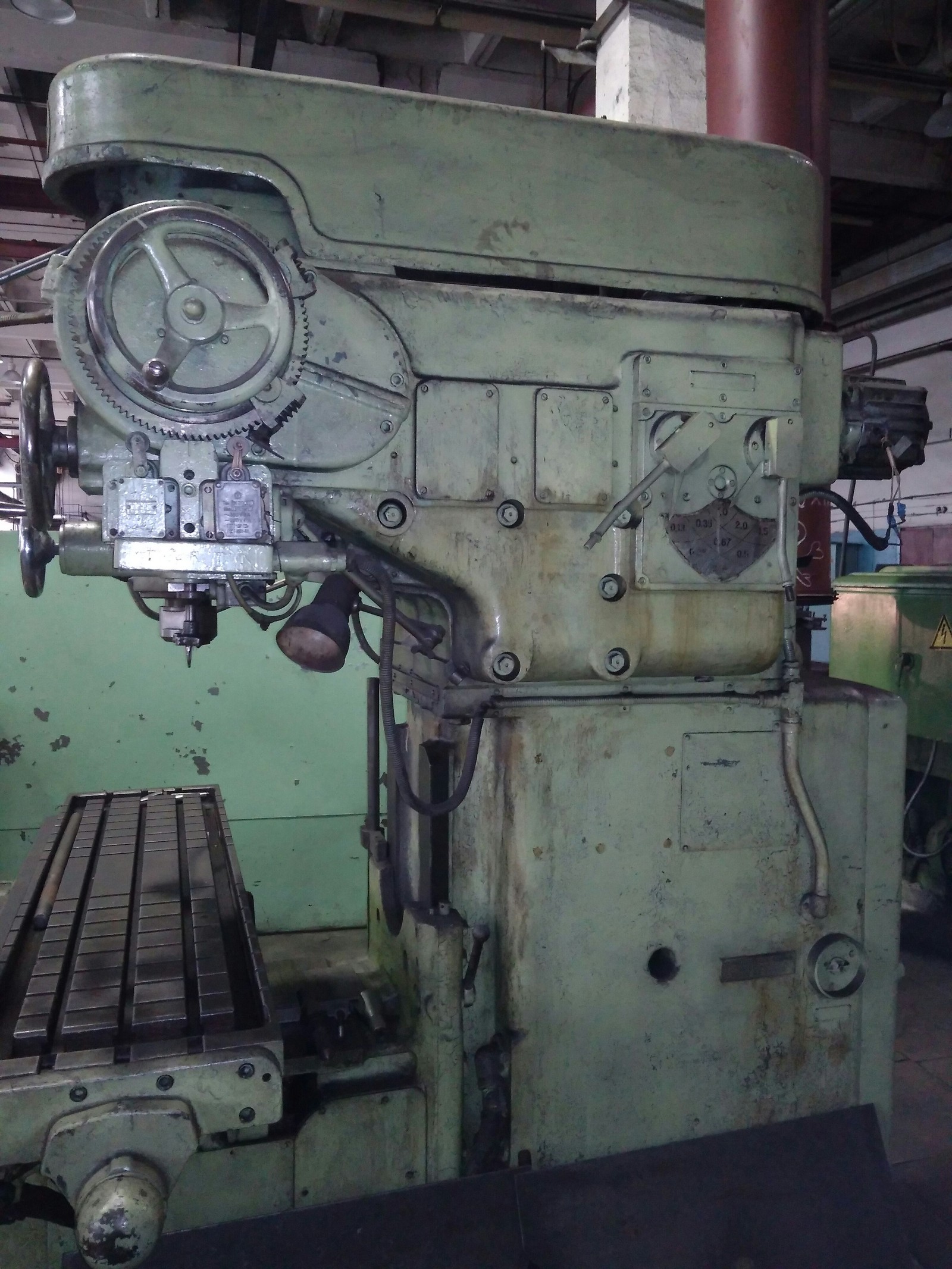 When there was no CNC! Arc milling machine. - My, Work, Milling machine, Retrotechnics, Video, Longpost