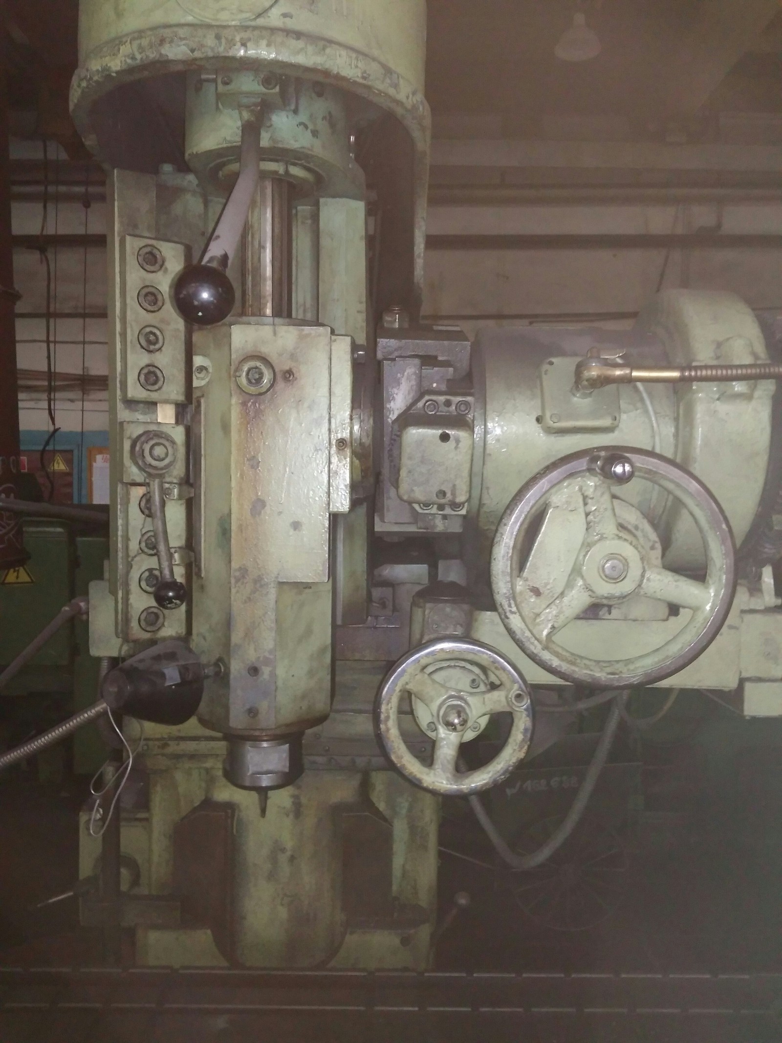 When there was no CNC! Arc milling machine. - My, Work, Milling machine, Retrotechnics, Video, Longpost