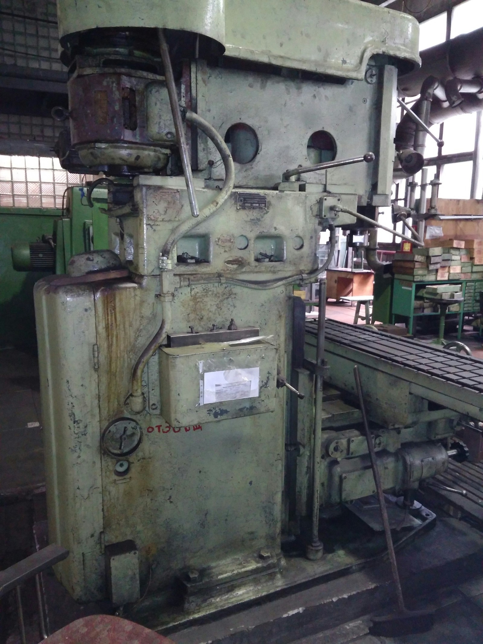 When there was no CNC! Arc milling machine. - My, Work, Milling machine, Retrotechnics, Video, Longpost