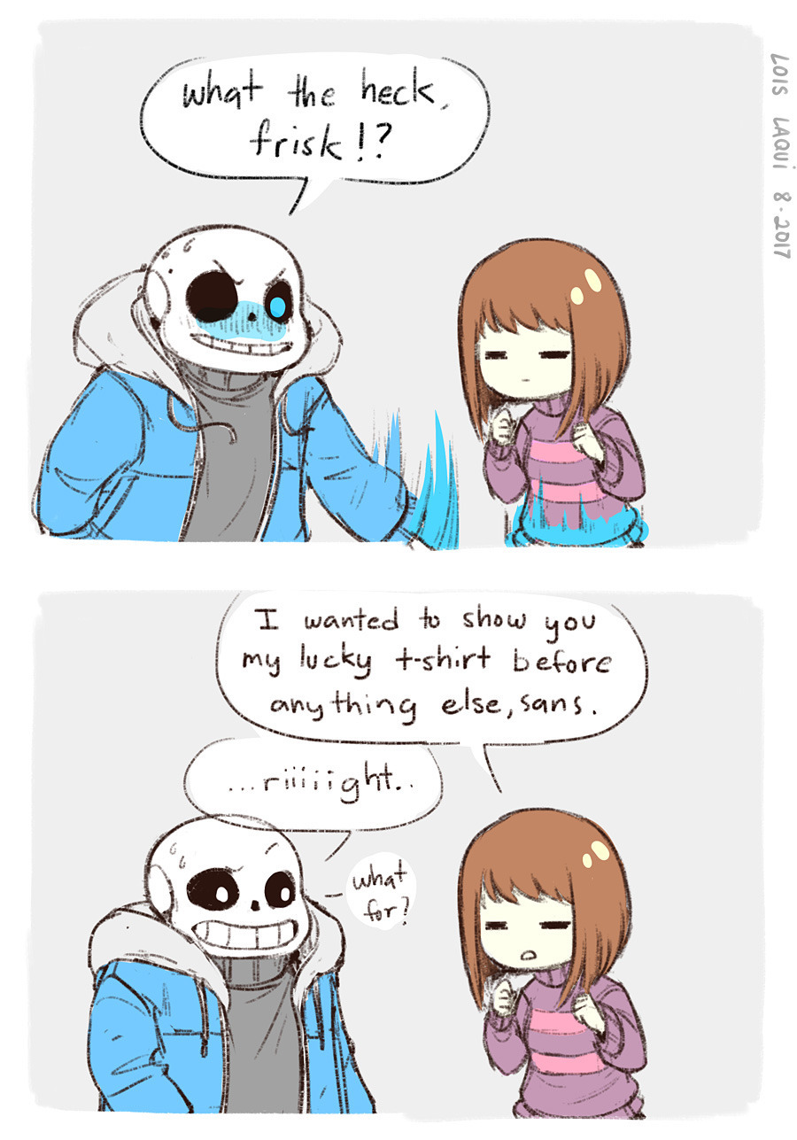 We started with a joke.... - Undertale, Frisk, Sans, Longpost