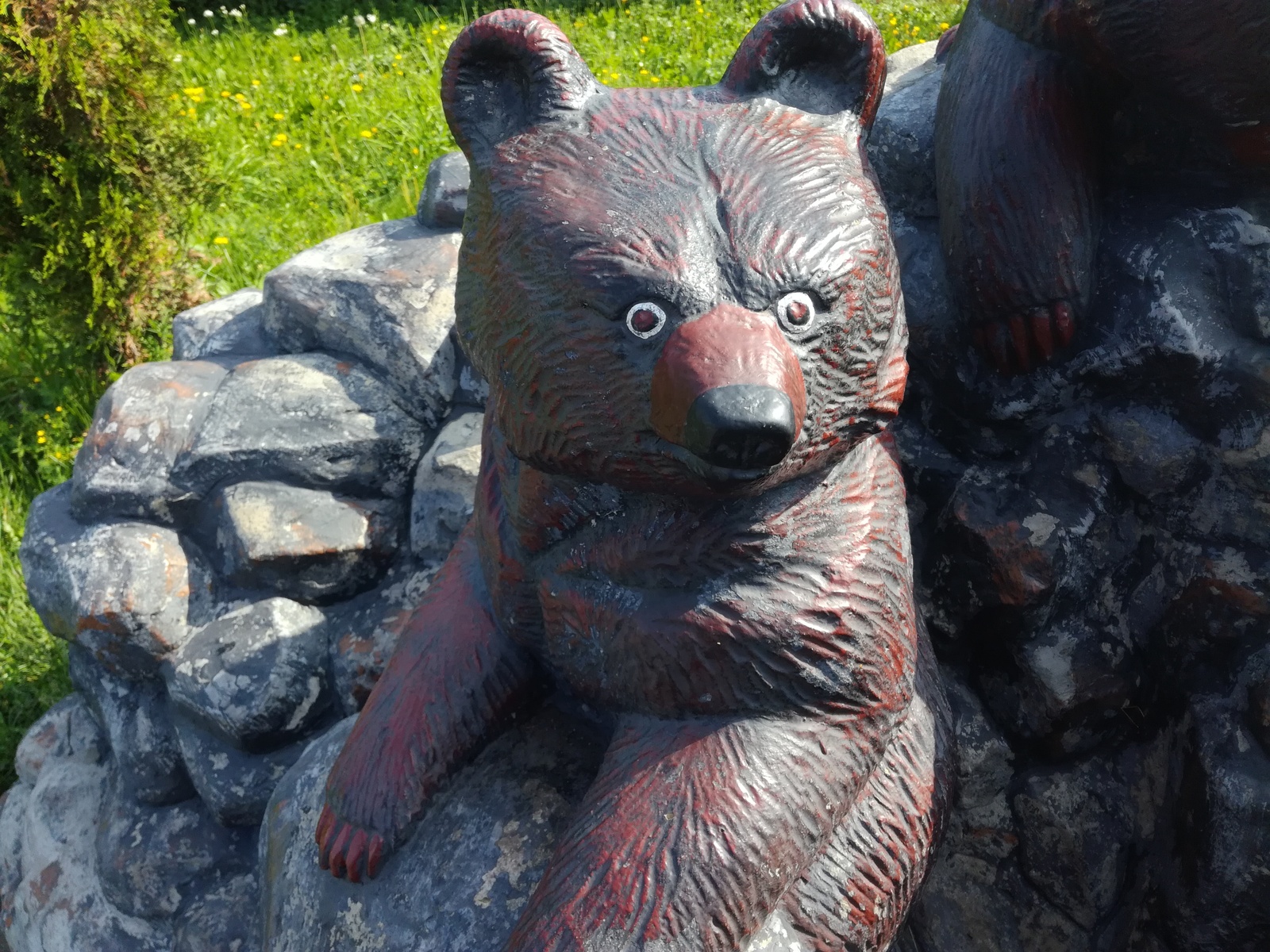 Monument of perseverance. - My, Bear, Mezhdurechensk, Stubbornness, Sight, Addiction, Longpost, The Bears