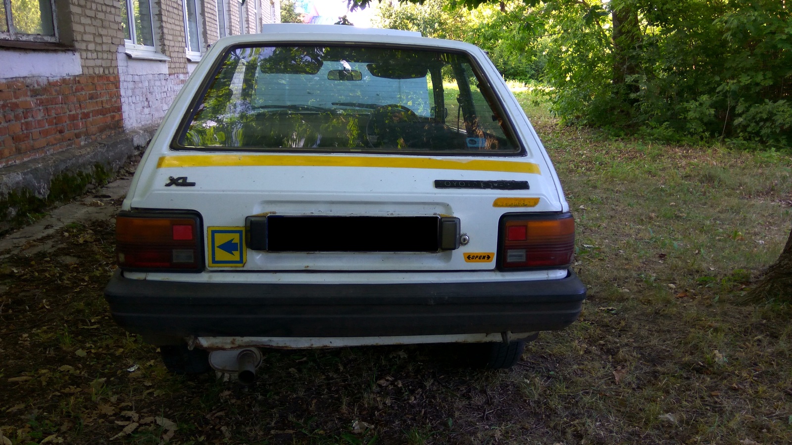 Everyday life of a millionaire Part 4 - My, The medicine, Nature, UAZ loaf, Apples, cat, Toyota, Right hand drive cars, Starlet, Longpost