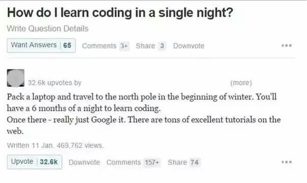 How to learn to code overnight - Programming, 9GAG, IT humor