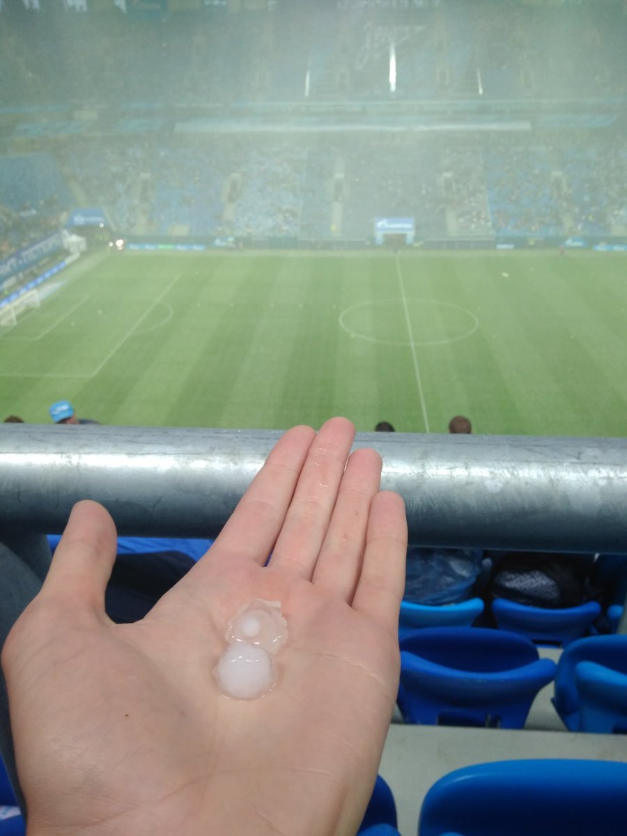 Zenit Arena and weather - Gazprom arena, Rain, Hail, Trash, Longpost, Beta Test, Trash