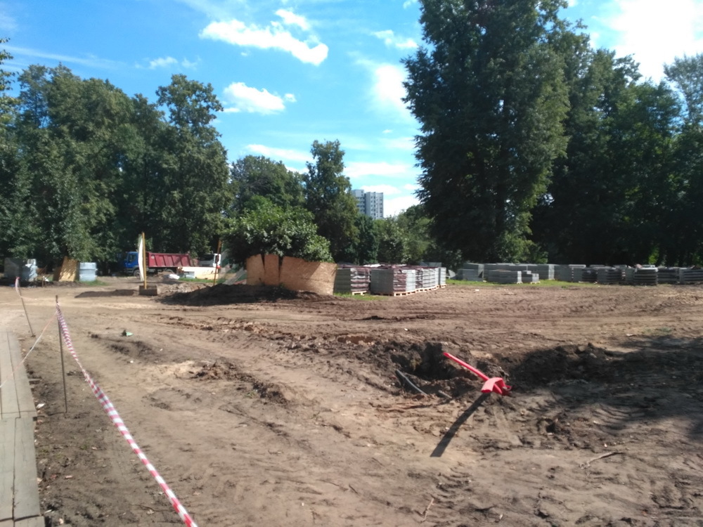 Park improvement 2017 - Moscow, , Beautification, The rout, Mess, Longpost