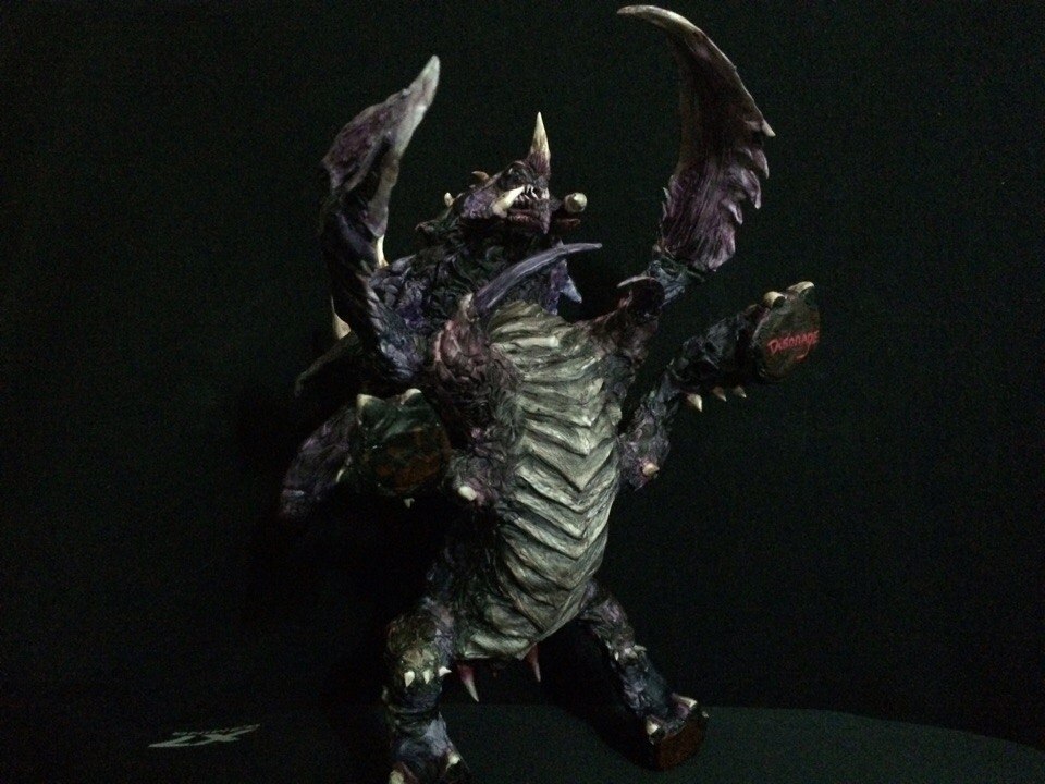 Torrasque - My, Лепка, Velvet plastic, Handmade, Starcraft 2, Zerg, Longpost