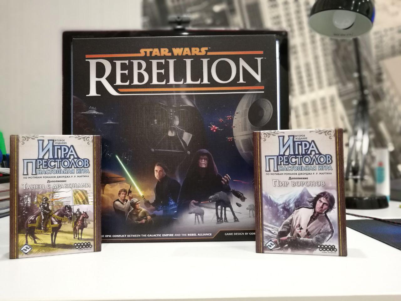 Обновление в коллекции: Star Wars: Rebellion и пару допчиков. | Пикабу