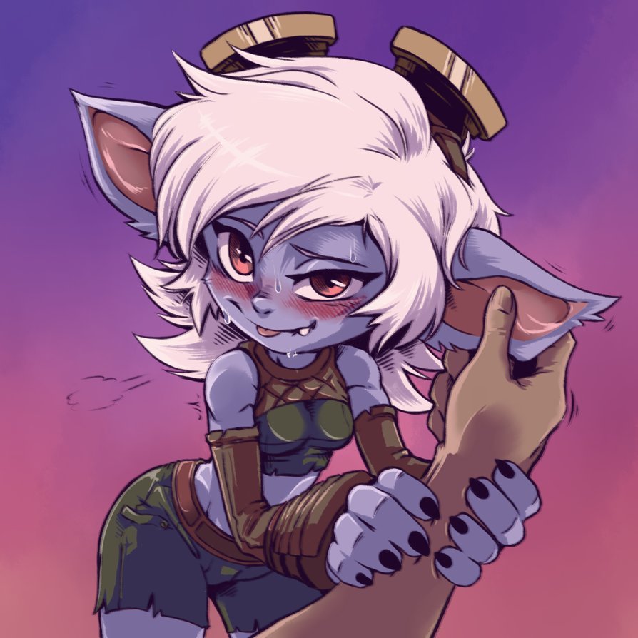 Почесав за ушком - Tristana, League of Legends, Арт, Йордл, Plagueofgripes