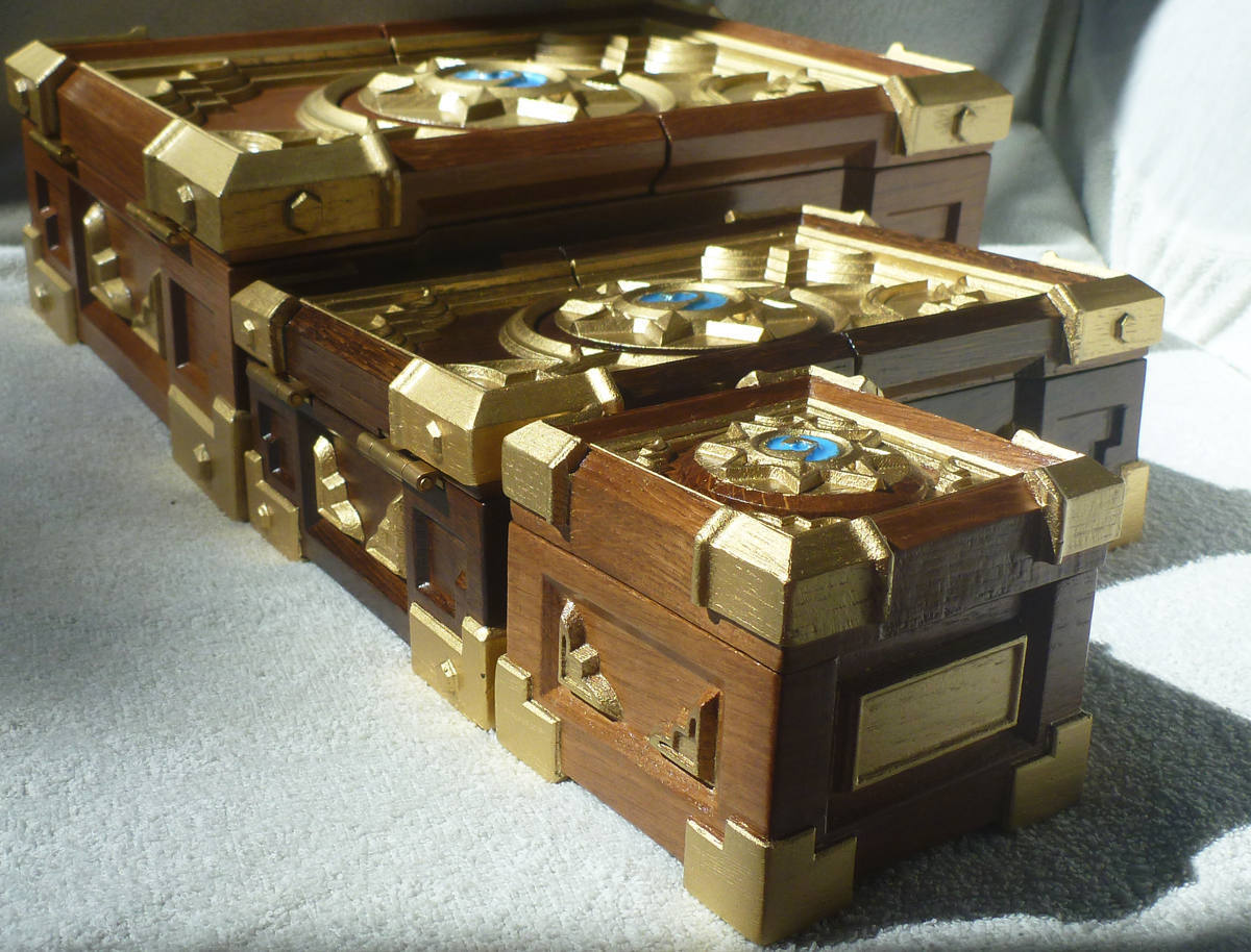 Jewelry box based on Hearthstone (Hearthstone jewelry box) for rings, jewelry, watches. - My, Hearthstone, Box, , , Longpost