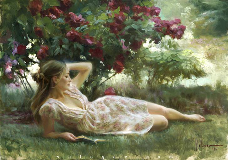 Vladimir Volegov - Painting, Drawing, Girls, Artist, Vladimir Volegov, Longpost