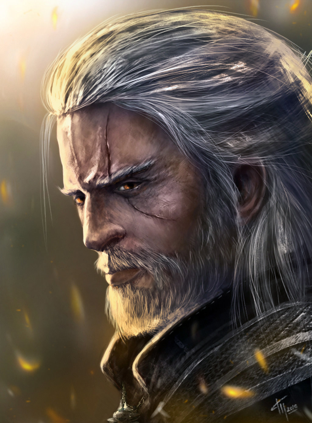 Witcher Characters - Witcher, Geralt of Rivia, Ciri, Priscilla, Shani, Art, , Tamikaproud, Longpost