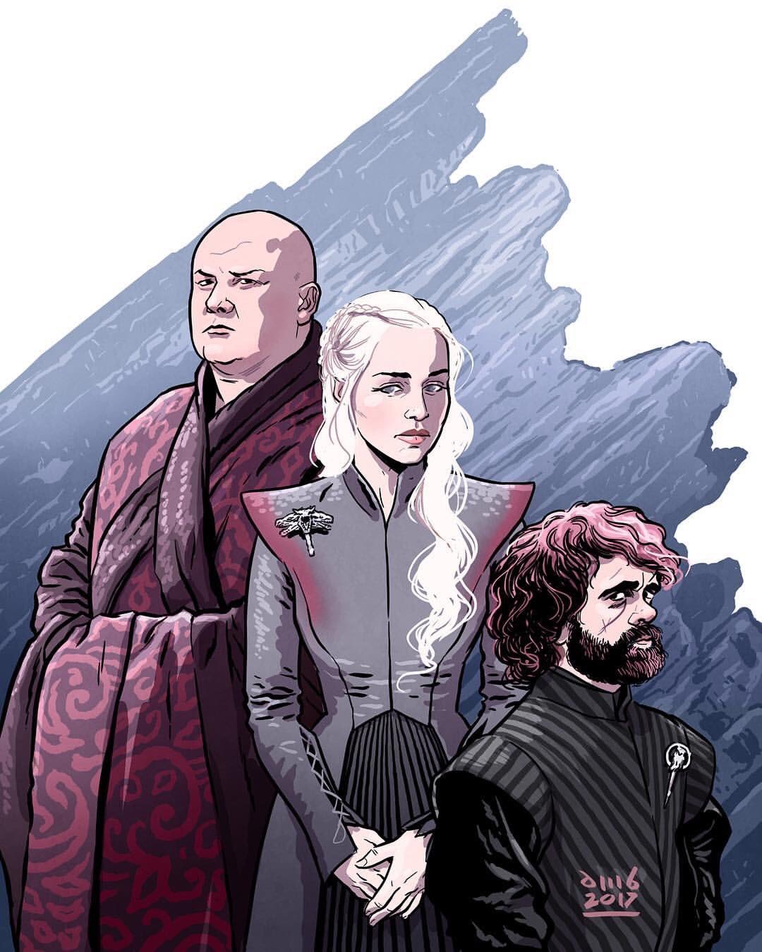 Three monarchs in one state - Game of Thrones, Spoiler, Longpost, Art