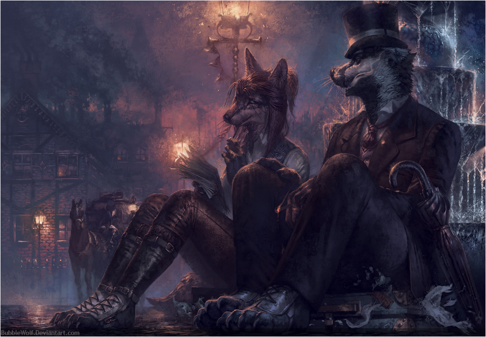 Red Brick - Bubblewolf, Furry, Art