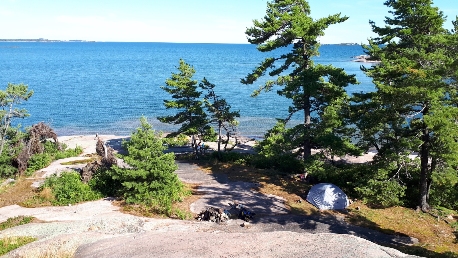 Parking - My, Tent, Tourism, Pine, Lake, Kayaking