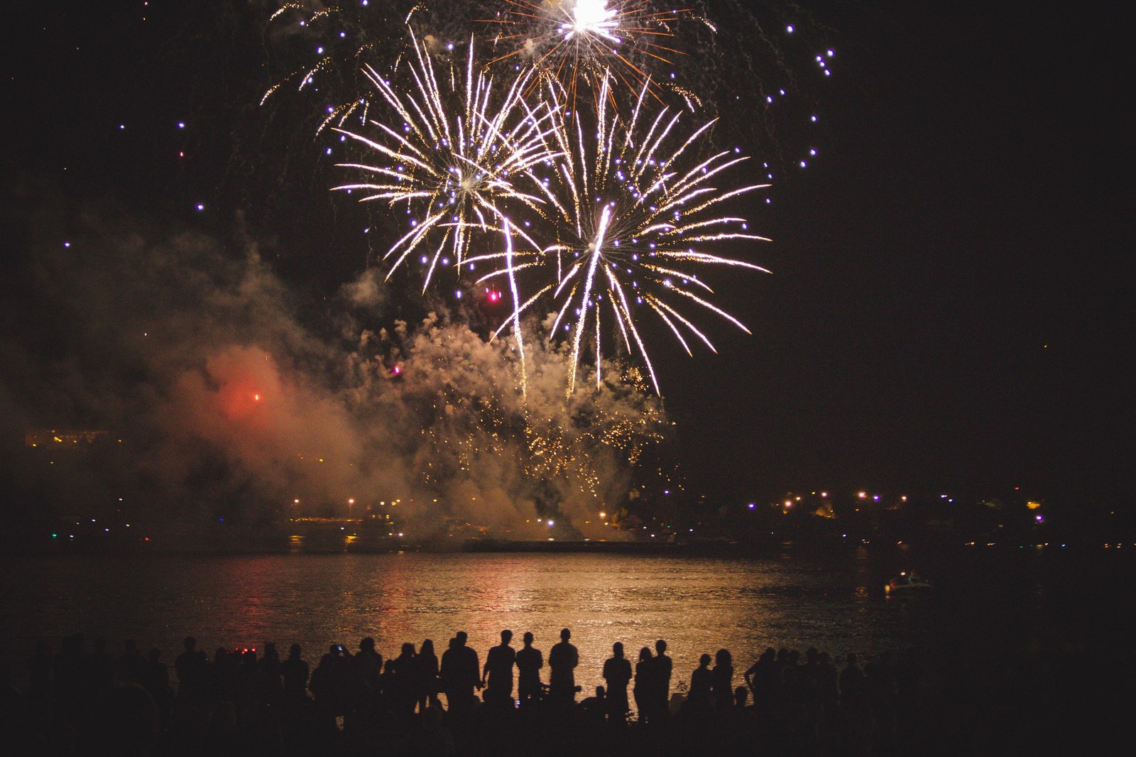 International Fireworks Festival Silver Boat - My, Firework, Fireworks, Day of the city, Kostroma, Longpost