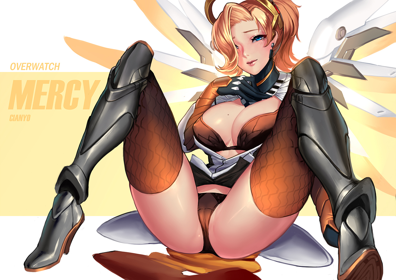 Mercy - NSFW, Overwatch, Mercy, Cian yo