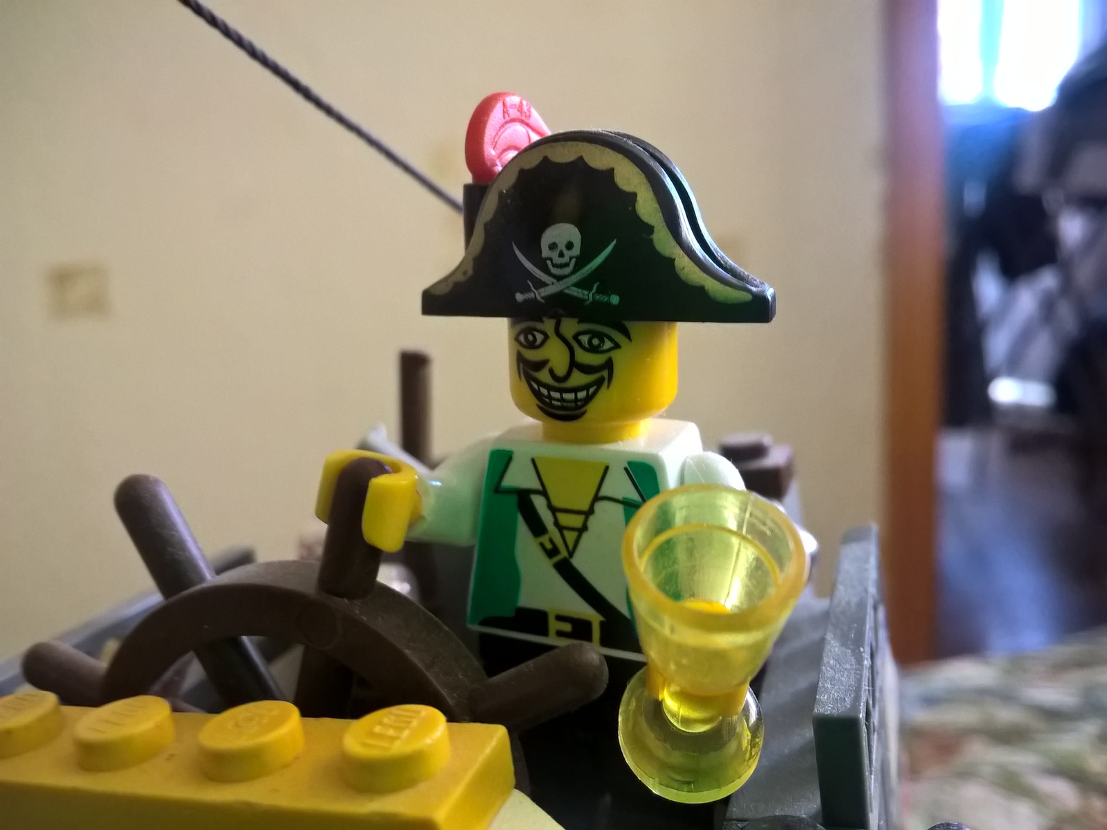 Pirate ship from pirate building materials (Brick) - My, Lego, , Homemade, Longpost, Pirates