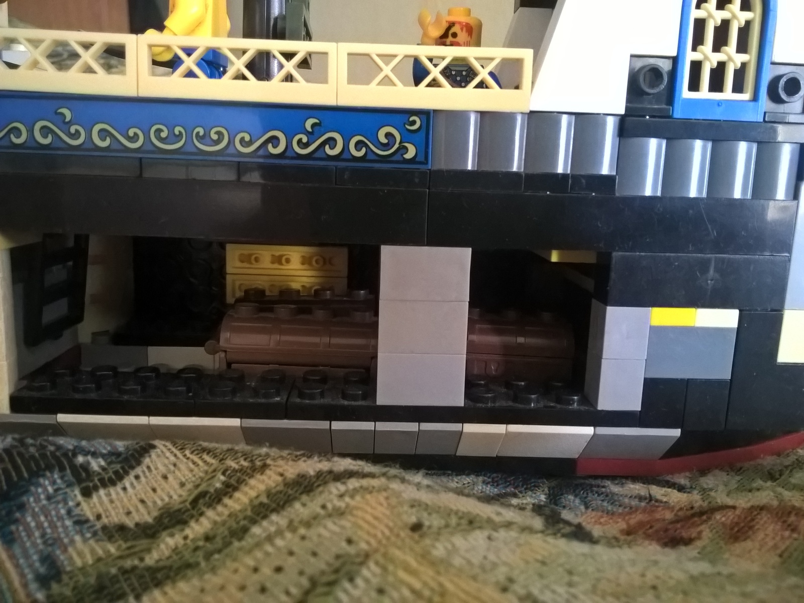 Pirate ship from pirate building materials (Brick) - My, Lego, , Homemade, Longpost, Pirates