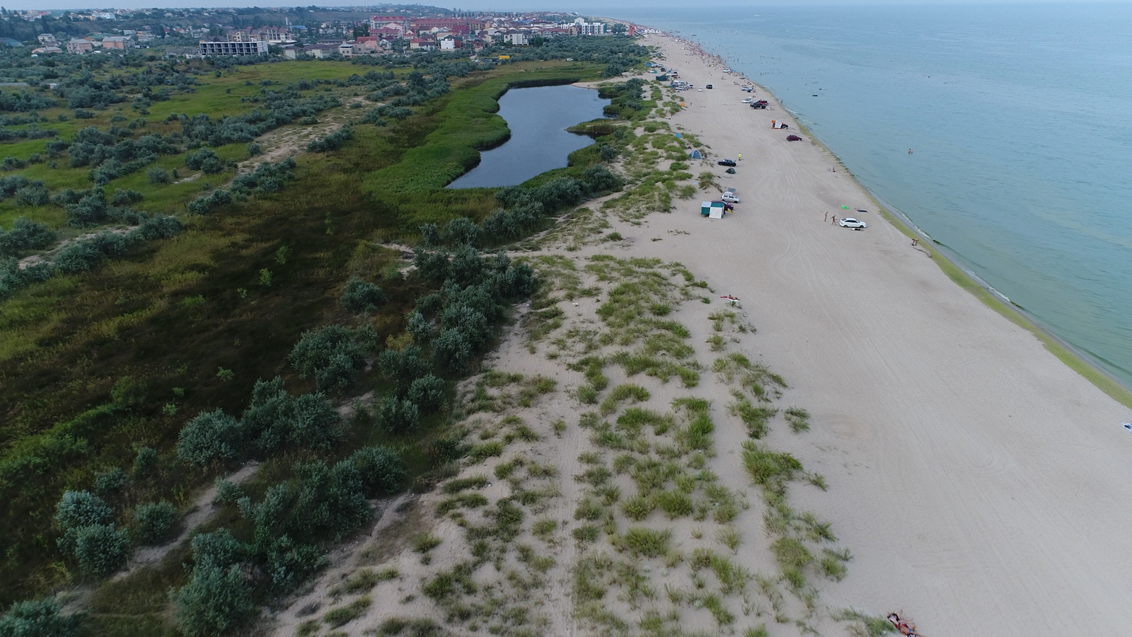 We drove to Zatoka and took a couple of pictures - My, Sea, Black Sea, Zatoka, Estuary, Longpost