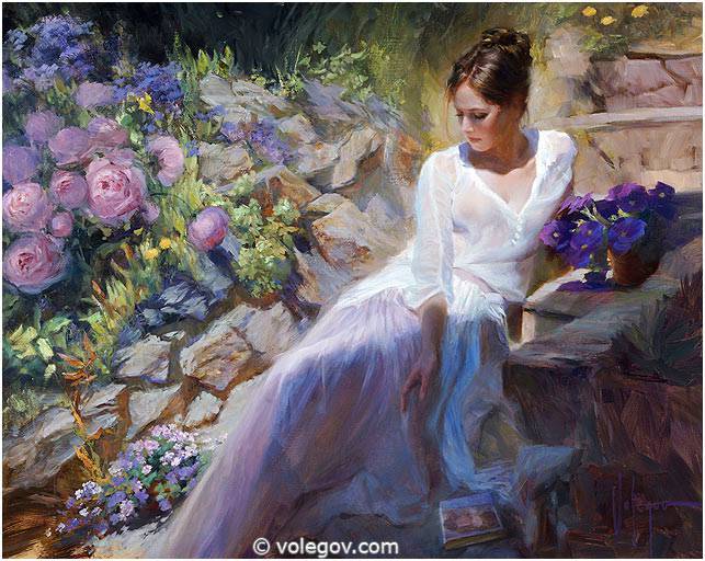 Vladimir Volegov - Art, Painting, Artist, Longpost, Art, Vladimir Volegov, Beautiful girl