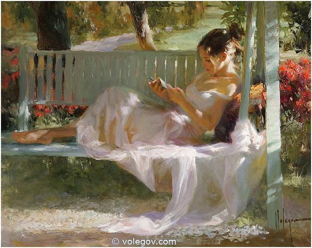 Vladimir Volegov - Art, Painting, Artist, Longpost, Art, Vladimir Volegov, Beautiful girl