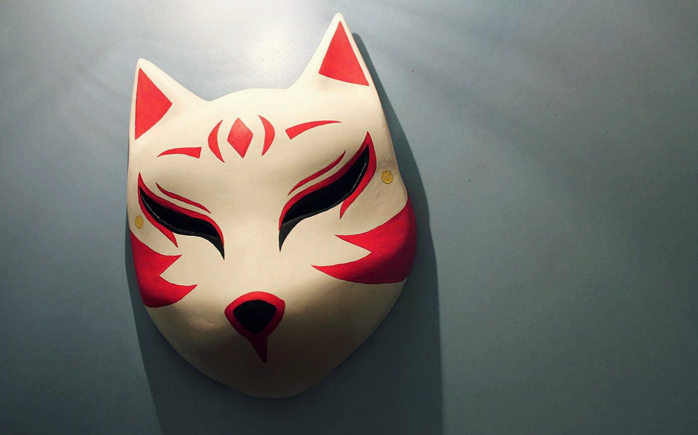 My first MK to create a mask. - My, Mask, Needlework with process, Video lessons, Master Class, Kitsune, Anime, Longpost, Handmade, Video