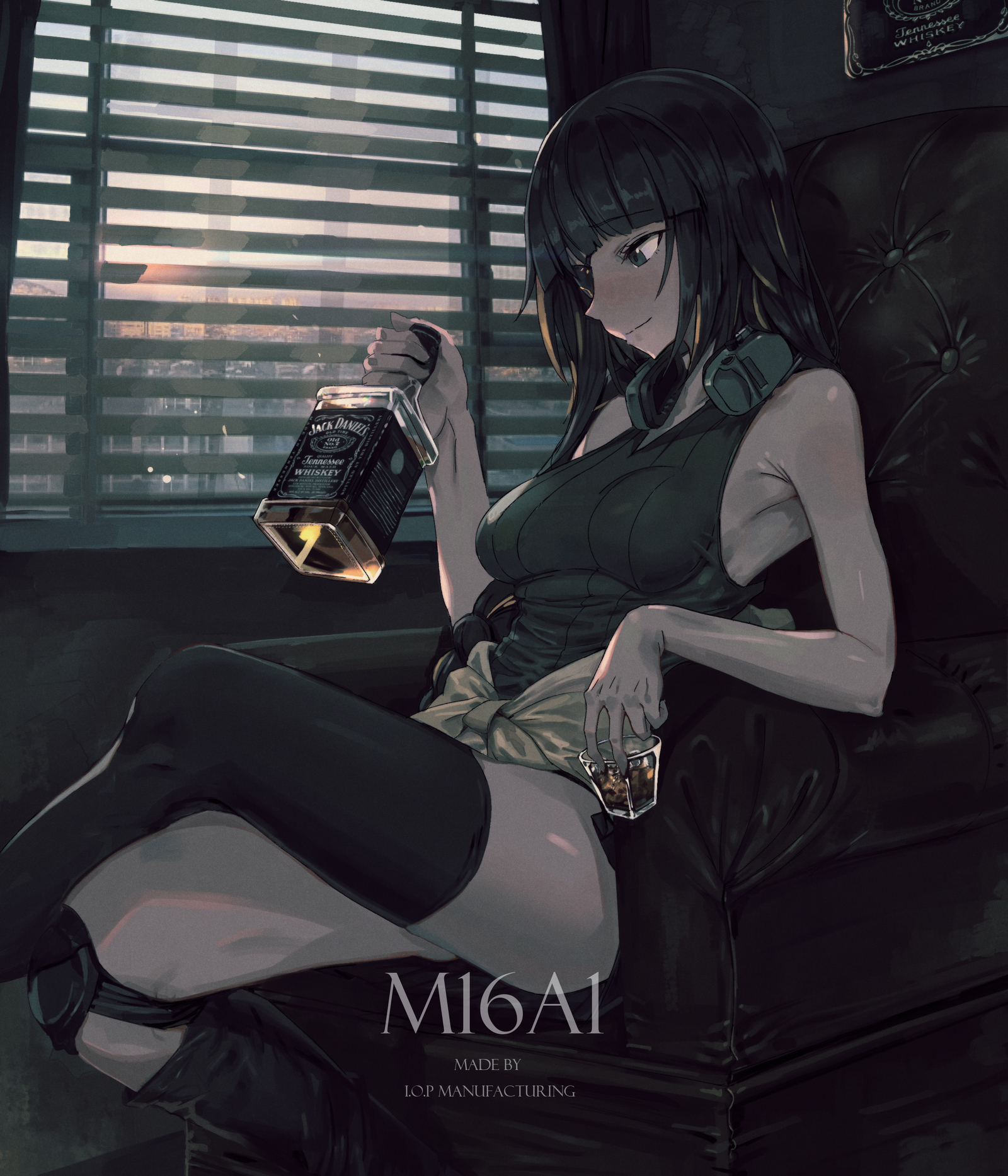 M16A1 (GF) - Anime art, Anime, M16a1, Girls frontline