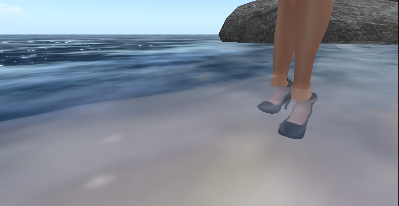 Oops - Maira Wilkirain wears heels in the sea 3D - My, , , Longpost