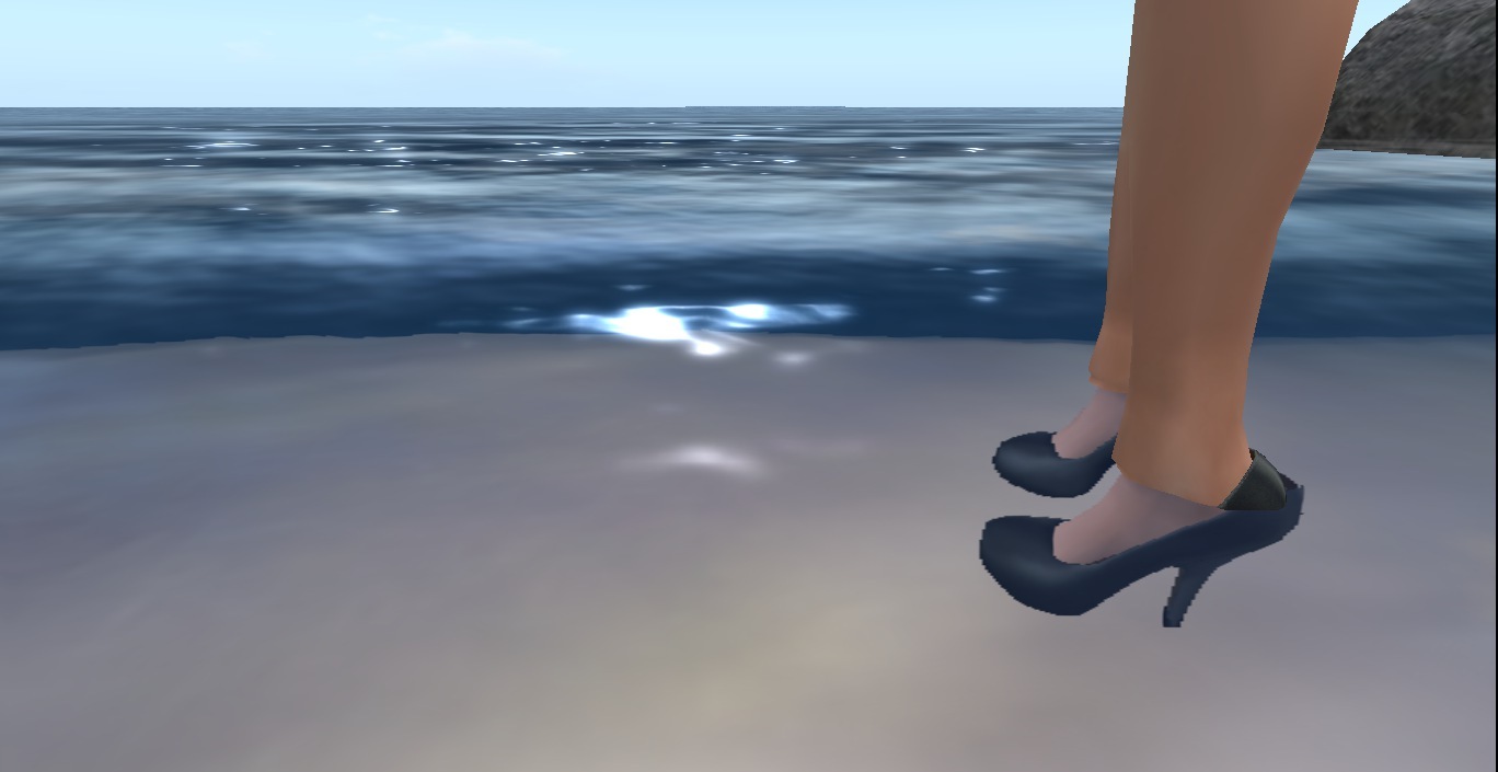 Oops - Maira Wilkirain wears heels in the sea 3D - My, , , Longpost