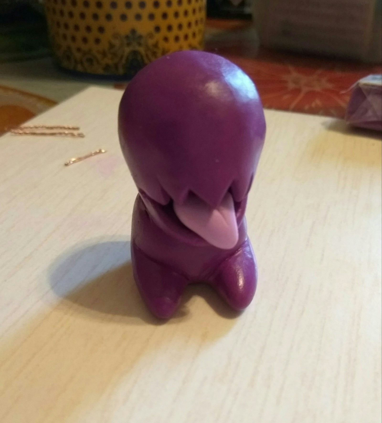 baby zergling - My, Zergling, CarbotAnimations, Handmade, Polymer clay, Starcraft, Longpost, Needlework with process