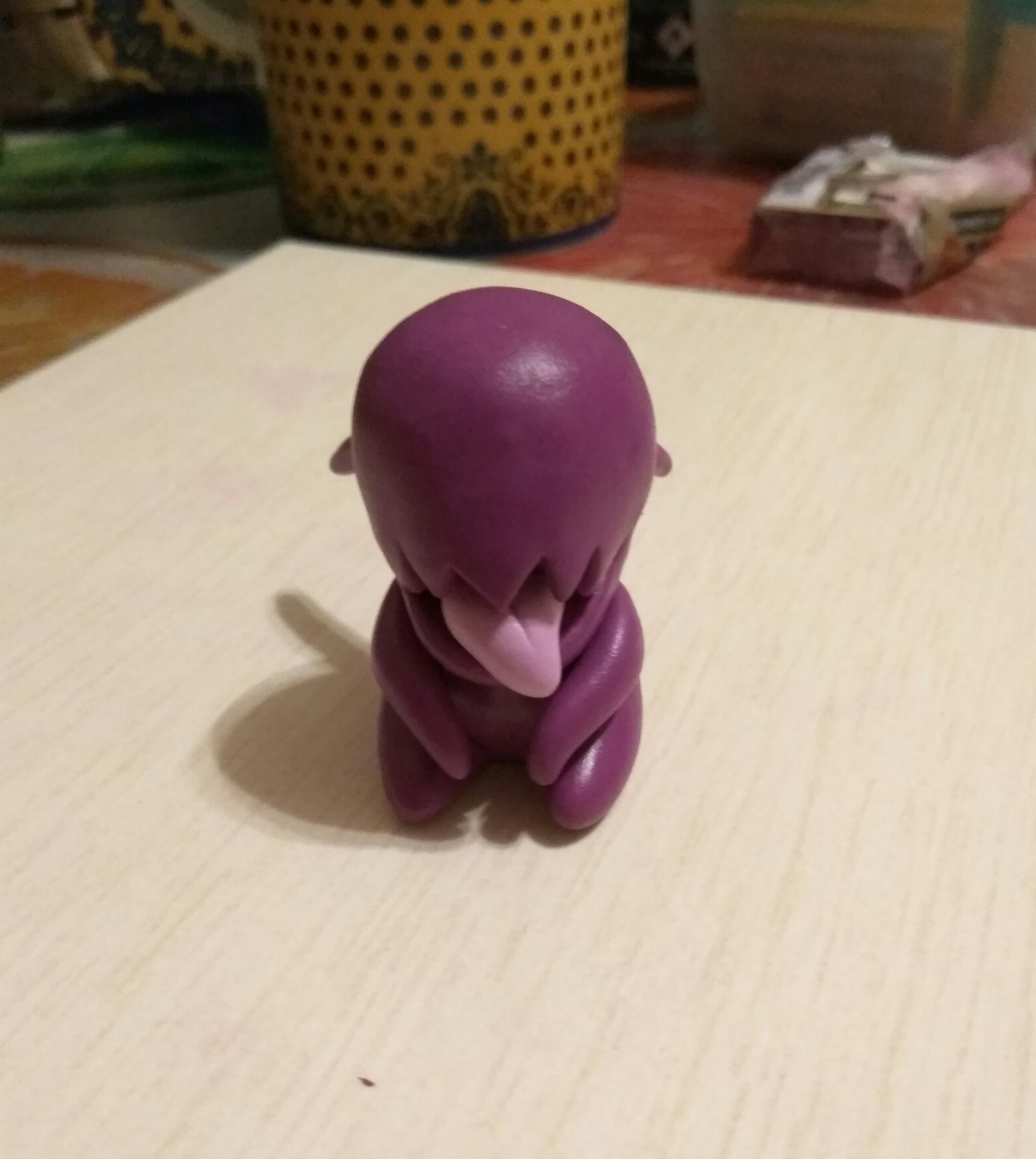 baby zergling - My, Zergling, CarbotAnimations, Handmade, Polymer clay, Starcraft, Longpost, Needlework with process