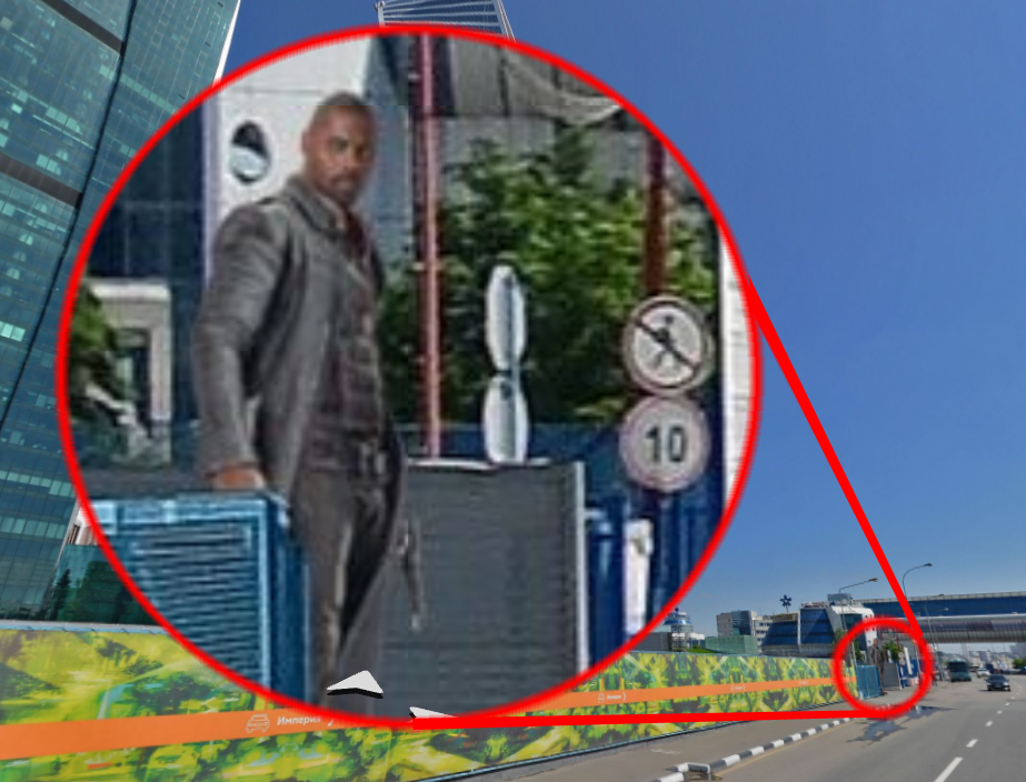 Yandex is joking - My, Yandex maps, Stephen King's dark tower, Idris Elba