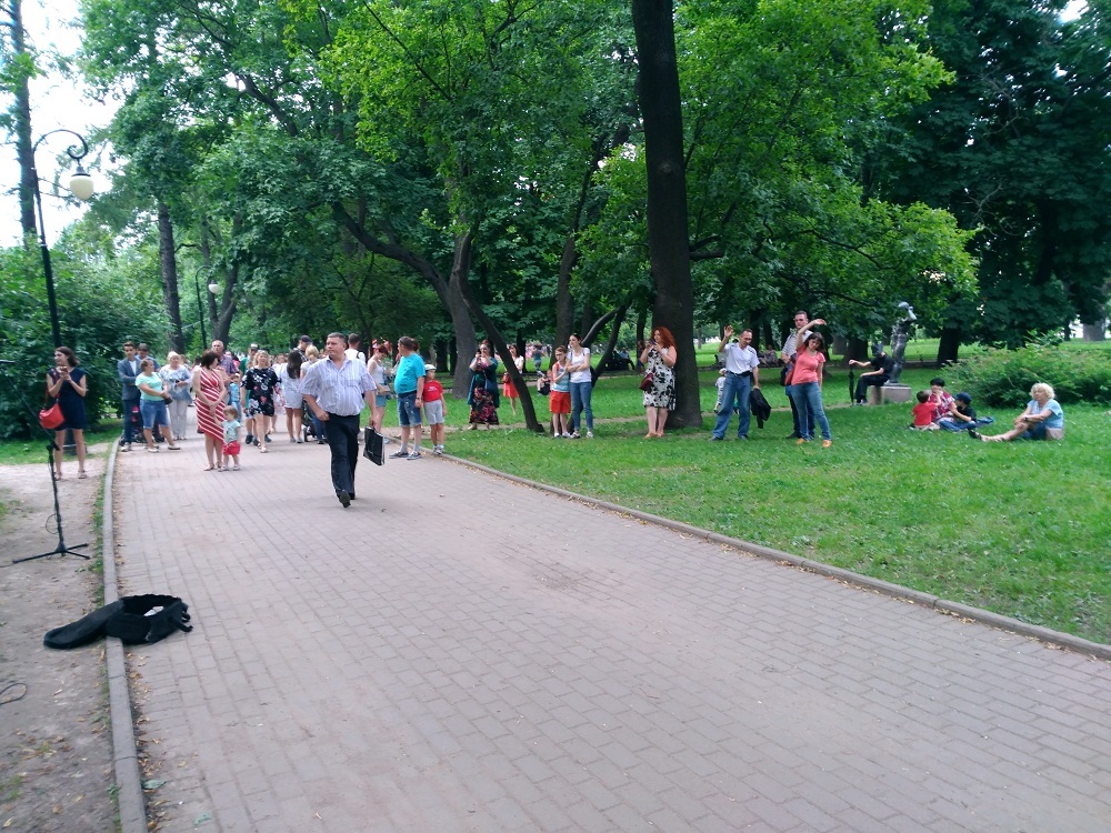 Humor: An ordinary St. Petersburg street concert - My, The photo, Welder, Concert, The street, Humor, Saint Petersburg