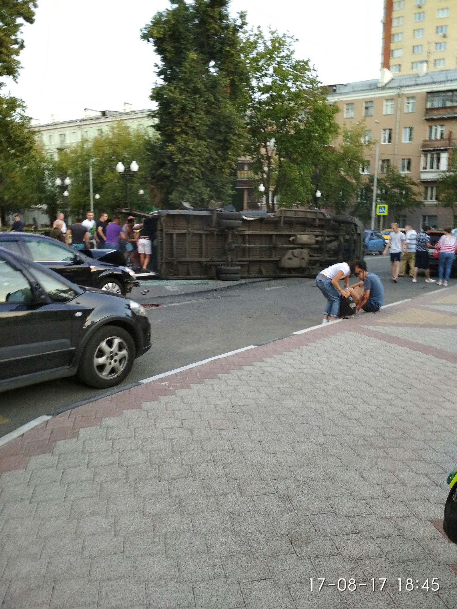 Accident in Balashikha - My, Crash, Road accident, Balashikha, Longpost