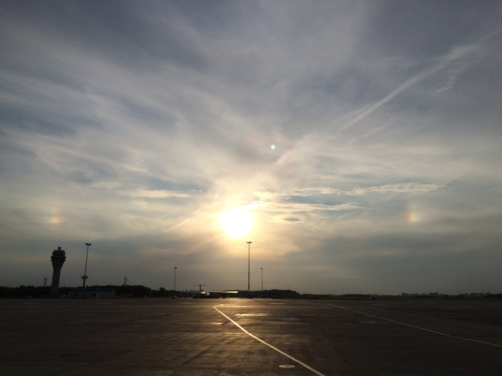 Sunny Halo in St. Petersburg. - My, The photo, Saint Petersburg, My, Halo