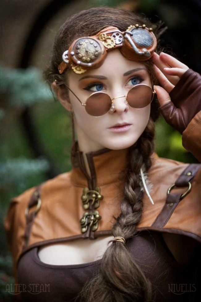 steampunk girls - NSFW, Girls, Steampunk, The photo, Costume, Longpost