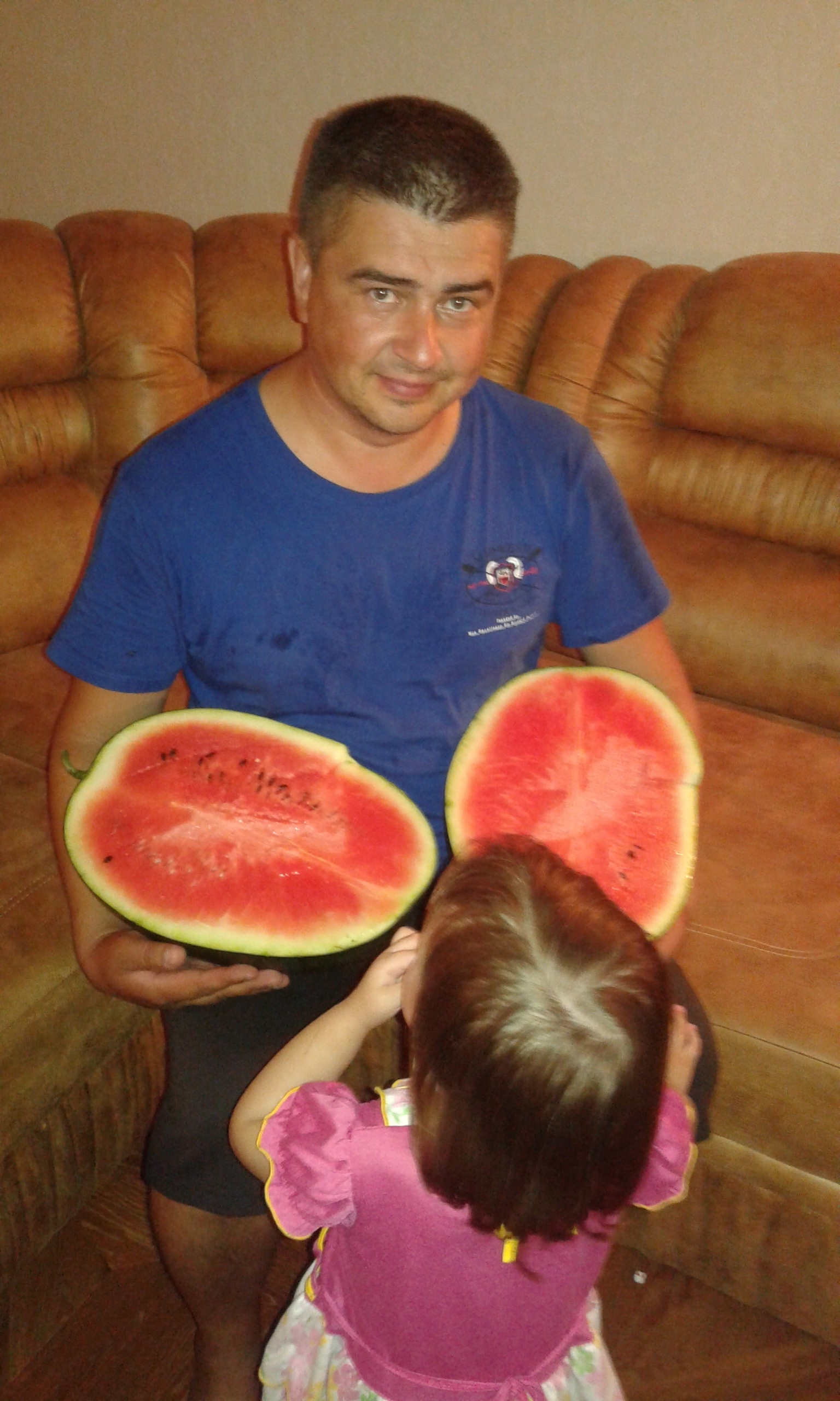 On the wave about home growth - Garden, Watermelon, Siberia