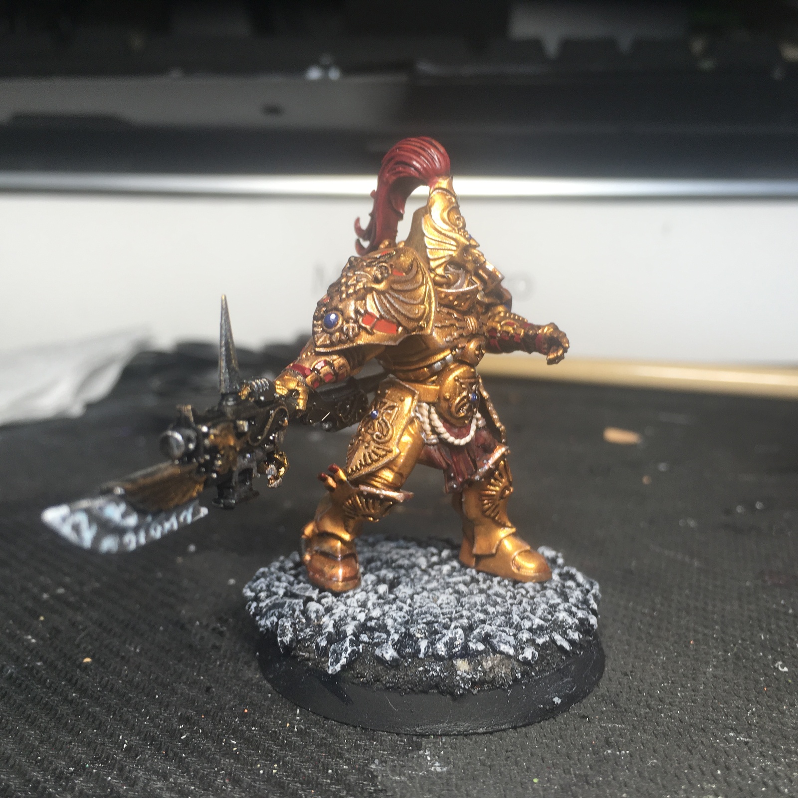 [NOT] First Paint Month: Adeptus Custodes Demigods - My, Wh miniatures, Warhammer 40k, Warhammer, Adeptus Custodes, Skillful fingers, Longpost