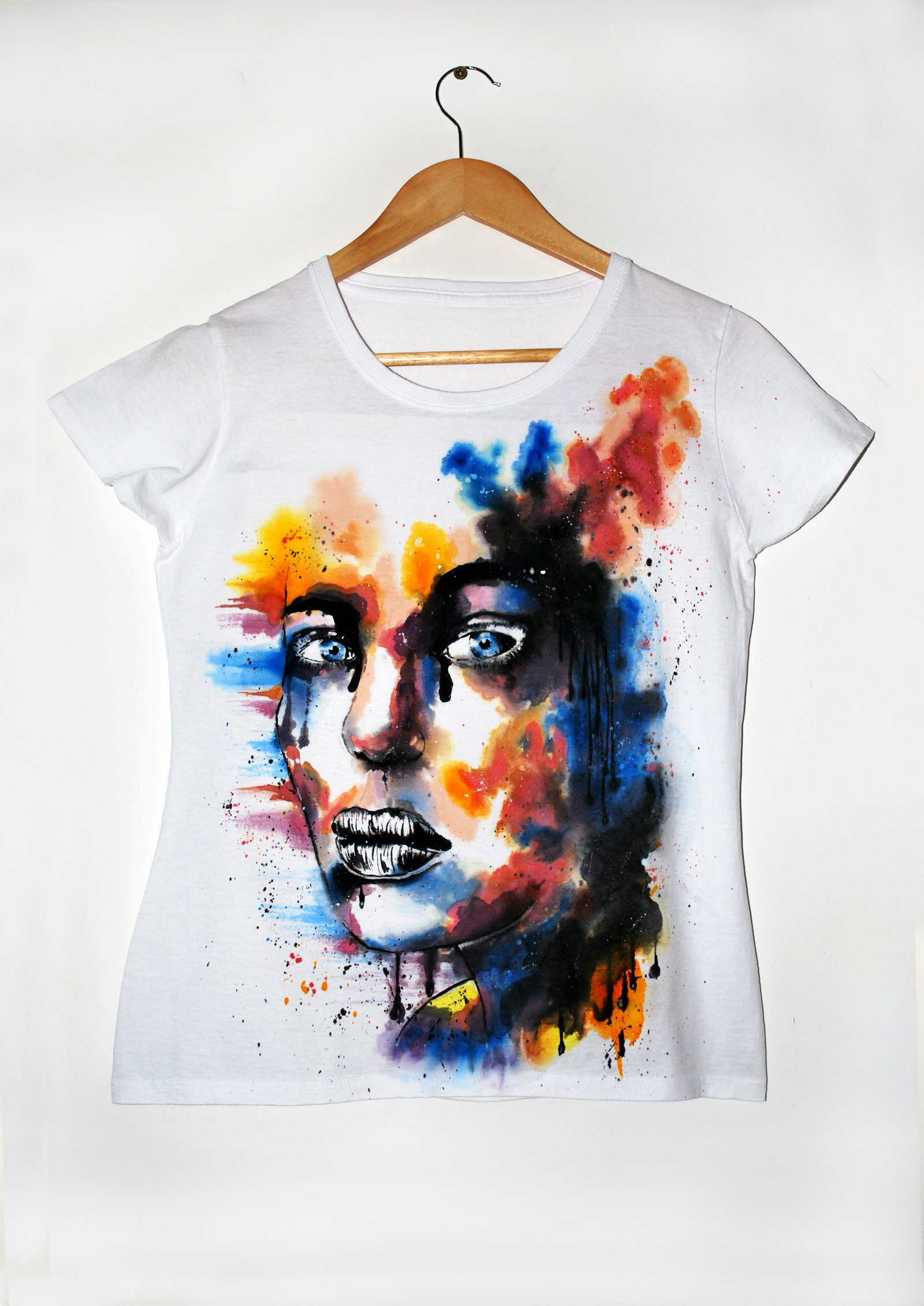 I draw on T-shirts - My, T-shirt, Print, Decoration, Longpost