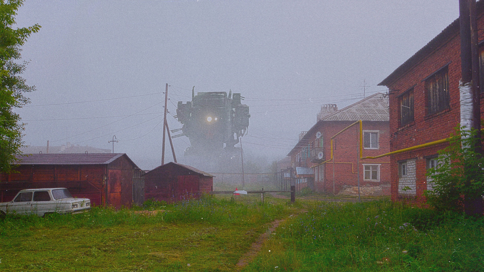 When you spend the weekend in the countryside, but you want it to be space days. - Jakub Rosalski, Movies, Village, Longpost