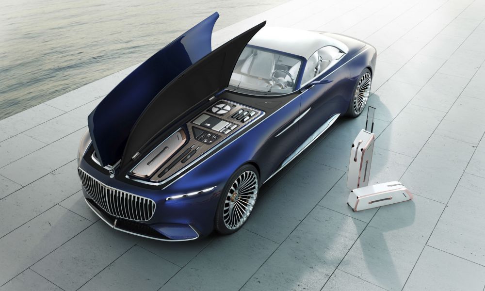 Электрический кабриолет Vision Mercedes-Maybach 6 - Мерседес, Авто, Электромобиль, Дизайн, Будущее, Длиннопост