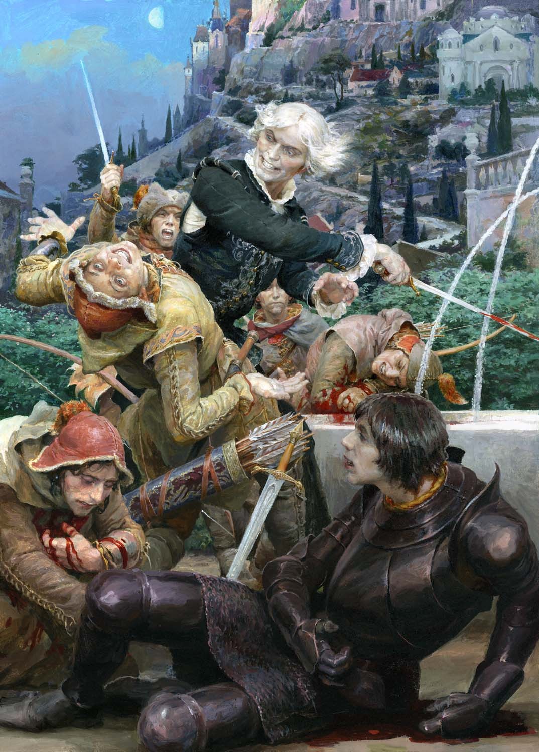 Illustrations for The Witcher books. Artist Denis Gordeev. - Witcher, Illustrations, Denis Gordeev, Longpost