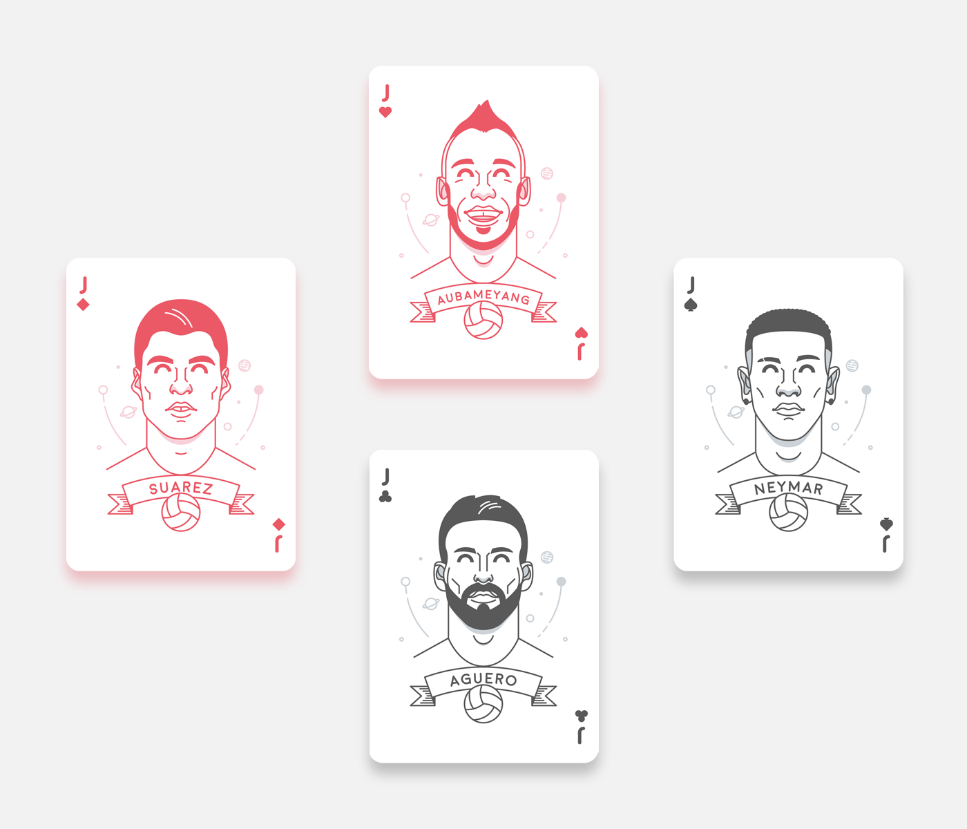 A deck of cards with portraits of football stars - Board games, Football, Playing cards, Longpost