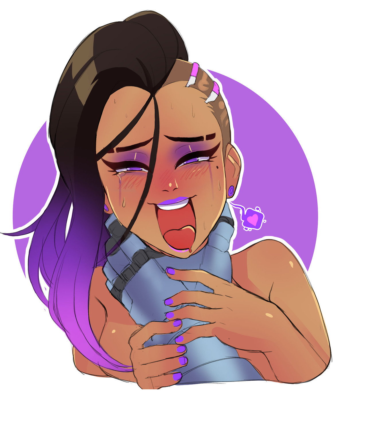 Rough - NSFW, Sombra, Overwatch, G1138, Арт, Длиннопост