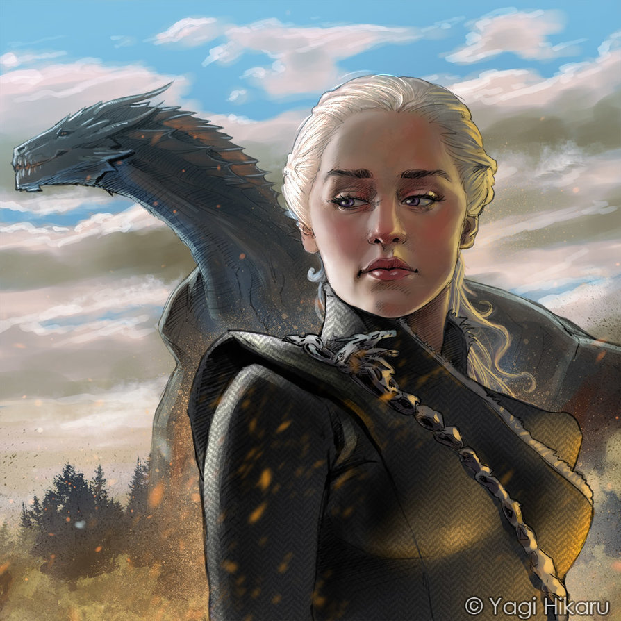 Some art from Dany - Game of Thrones, Daenerys Targaryen, The Dragon