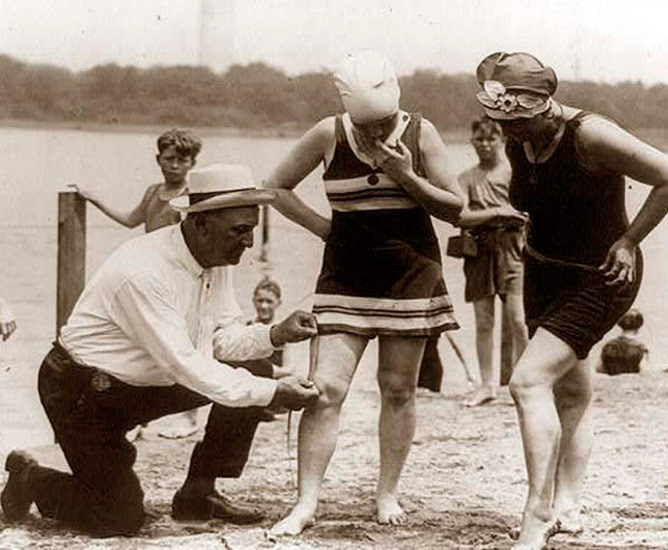 How I see the moderation of posts about swimwear - Swimsuit, Last century, Moderation