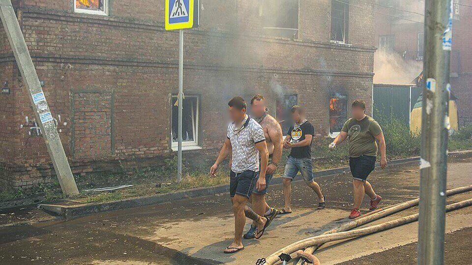 Fires in Rostov - Rostov-on-Don, Fire, Football fans, Longpost