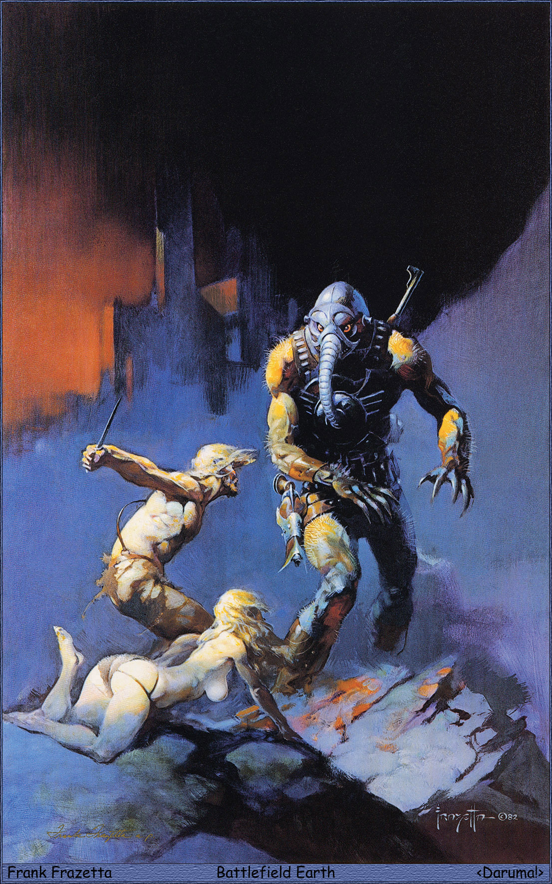 Fantastic Worlds Frank Frazetta - NSFW, Frank Frazetta, Frank Frazetta, Artist, Illustrator, Fantasy, Fantasy, Longpost