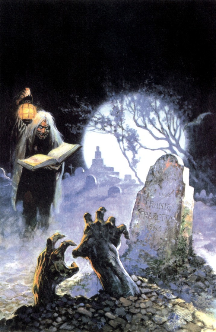 Fantastic Worlds Frank Frazetta - NSFW, Frank Frazetta, Frank Frazetta, Artist, Illustrator, Fantasy, Fantasy, Longpost