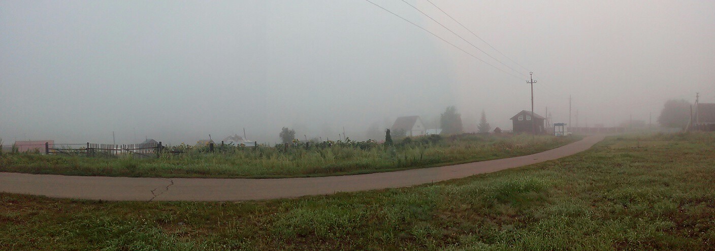 Coincidence - My, Fog, Панорама, Stephen King, Coincidence? do not think